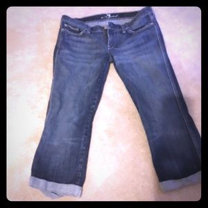 7 for All Mankind crop Collette jeans
